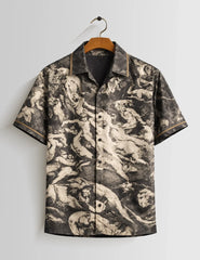 Mankind Cream Mens Half Sleeves Shirts - XPST