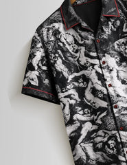 Mankind Black Mens Half Sleeves Shirts - XPST