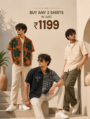 3 Shirts Combo Offer